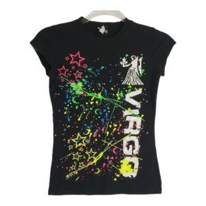 Black "Virgo" graphic tee